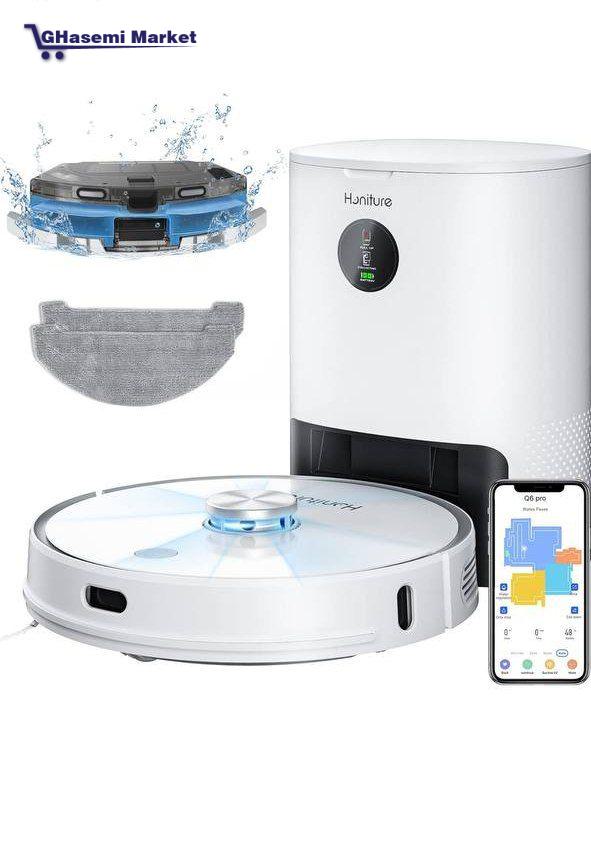 تصویر جارو رباتیک هوشمند HONITURE مدل Q6 Pro 