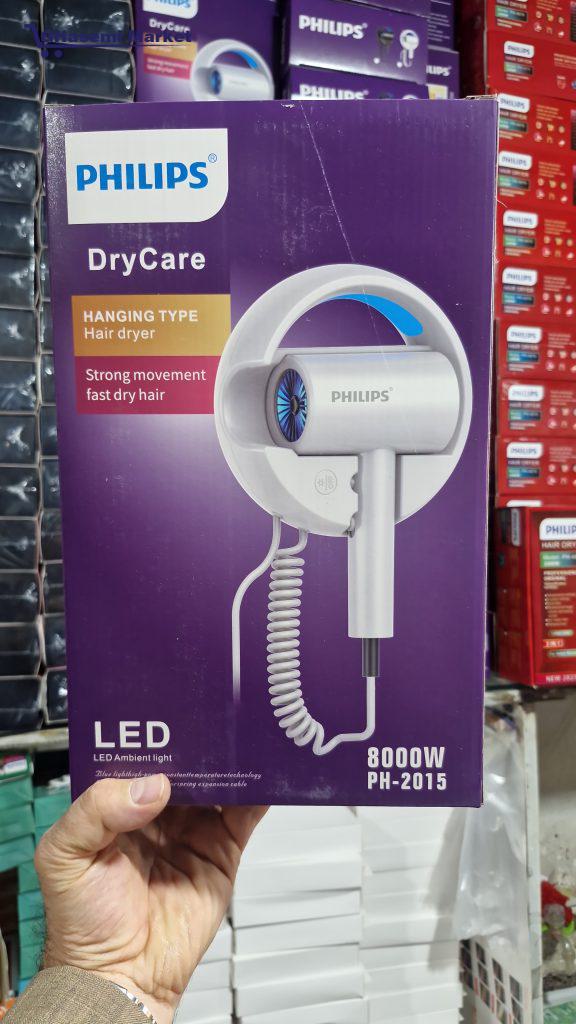 سشوار فیلیپس، با قابلیت تولید یون منفی و نور